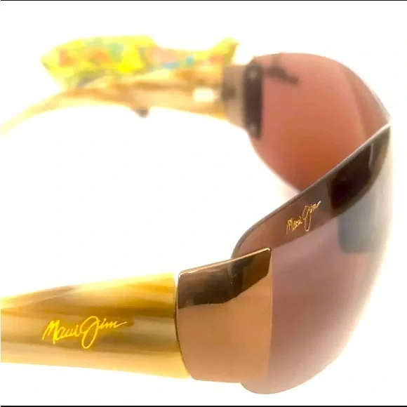 MAUI JIM KULA SUNGLASSES Gloss Copper w/ Rose Polarized Lens  display picture 1